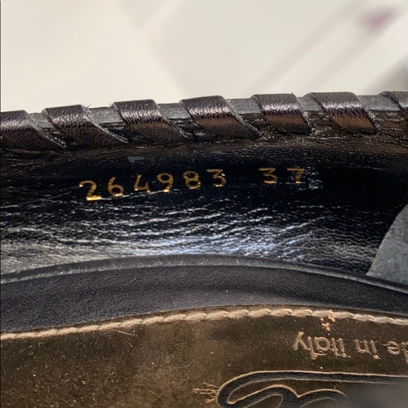 Gucci Black Leather Peep Toe stilettos - Picture 9 of 16